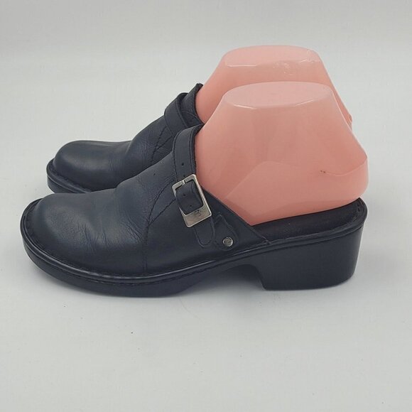 Naturalizer Splurge 615F37 Black Leather Casual Mule Comfort Shoe Size 6.5M - Picture 3 of 11